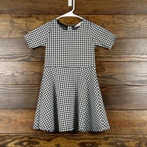 H&M size 4-6 Black And White Dress girls